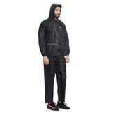 The Dry Cape Galaxy – Men’s Waterproof Raincoat with Dual-Tone Design, CFC Zippers, Adjustable Hood for Biking & Outdoor