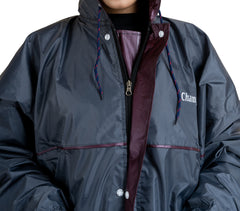 The Dry Cape Champion Rain Coat for Women Waterproof Reversible with Hood
