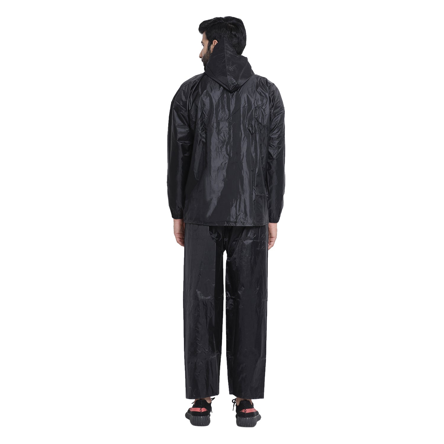 The Dry Cape Galaxy – Men’s Waterproof Raincoat with Dual-Tone Design, CFC Zippers, Adjustable Hood for Biking & Outdoor