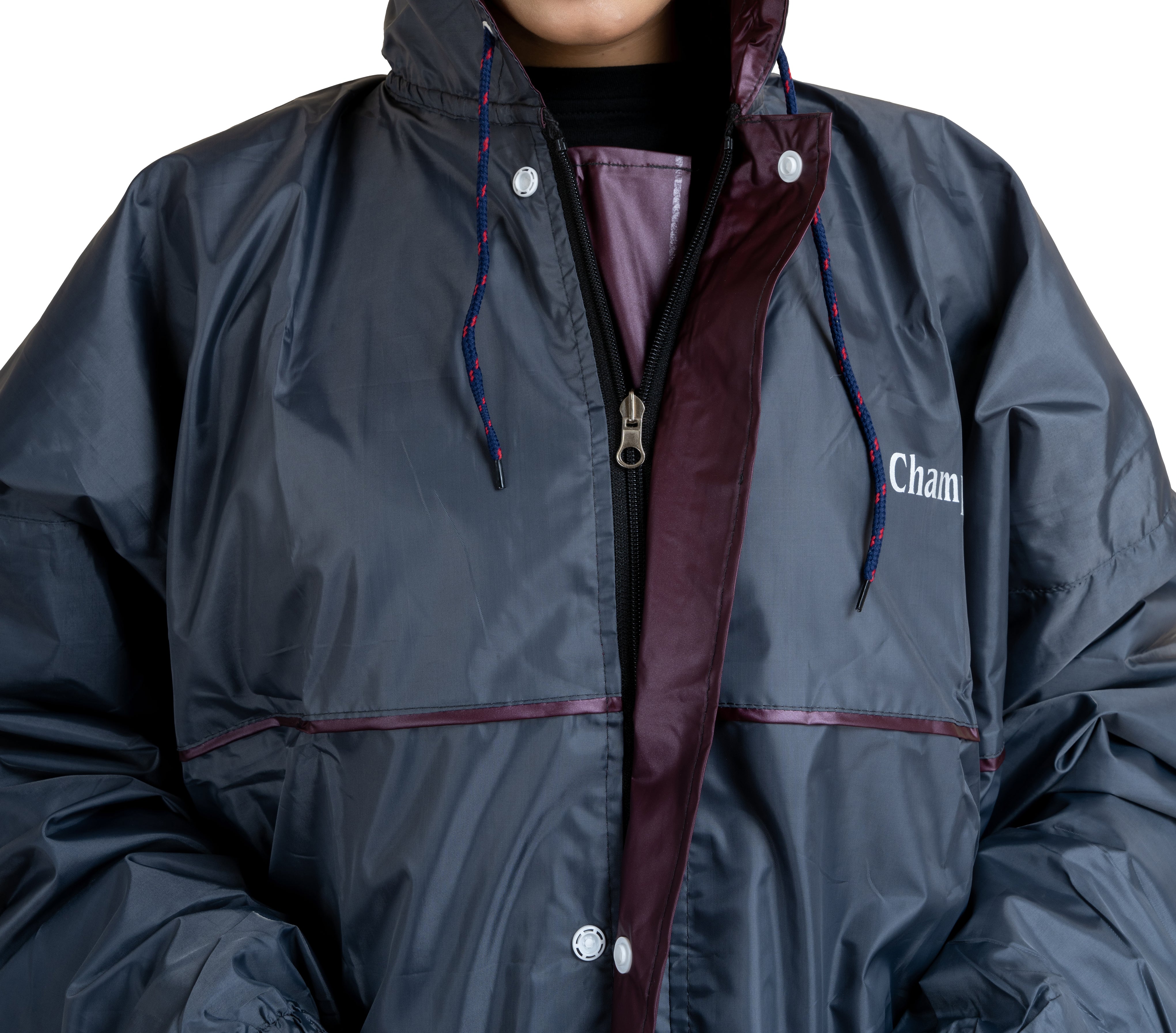 The Dry Cape Champion Rain Coat for Women Waterproof Reversible with Hood