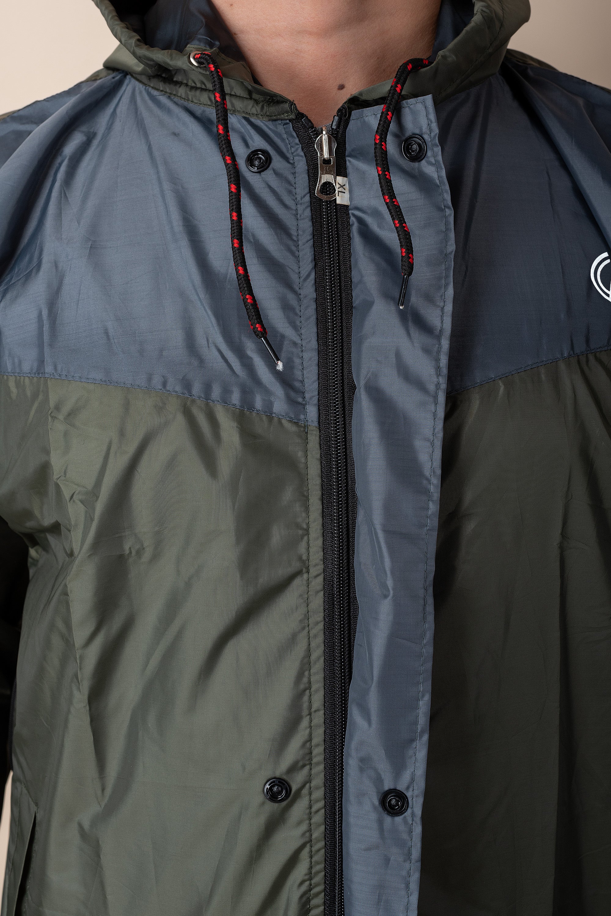 The Dry Cape's Water Ranger: Premium Dual-Tone Raincoat for Men | Bike Riding Waterproof Gear with Reflective Safety & Adjustable Features