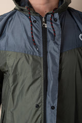 The Dry Cape's Water Ranger: Premium Dual-Tone Raincoat for Men | Bike Riding Waterproof Gear with Reflective Safety & Adjustable Features