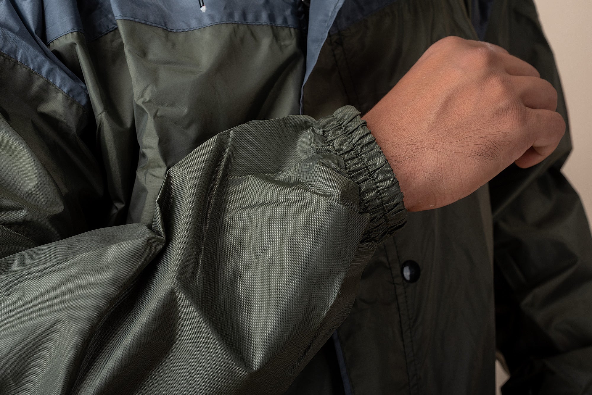 The Dry Cape's Water Ranger: Premium Dual-Tone Raincoat for Men | Bike Riding Waterproof Gear with Reflective Safety & Adjustable Features