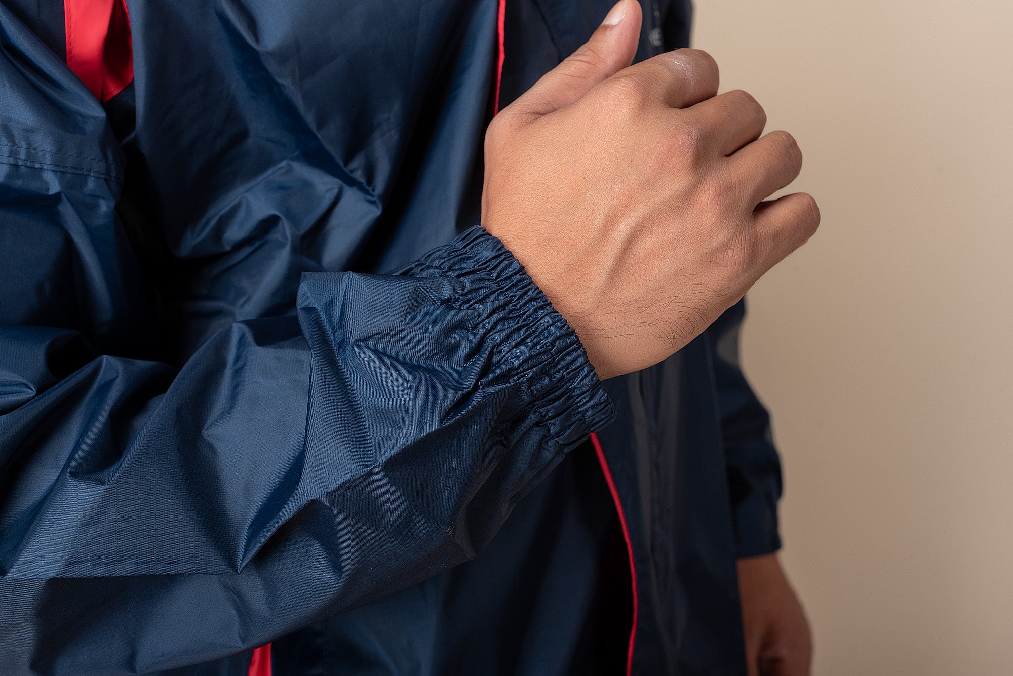 Navy Blue - Red