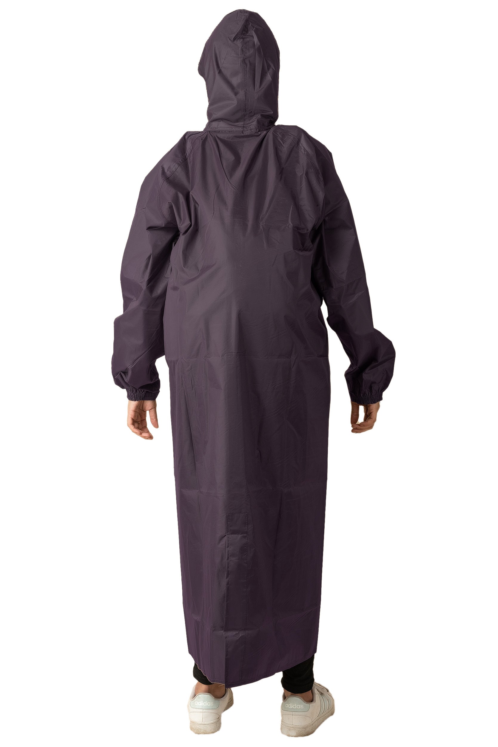 Camper – Waterproof Raincoat for Women, Full-Length with Hood & Bag Cover – Black | The Dry Cape