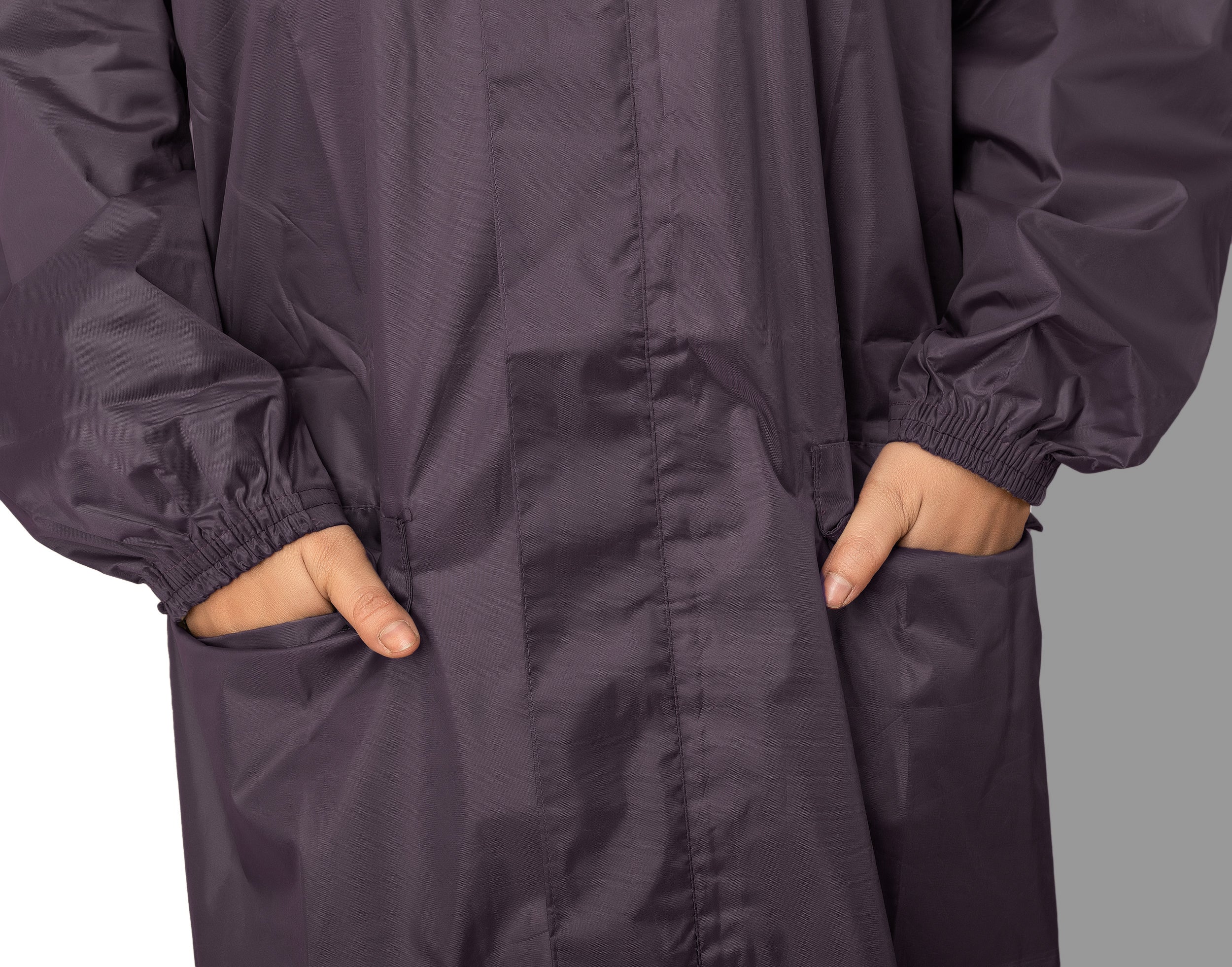 Camper – Waterproof Raincoat for Women, Full-Length with Hood & Bag Cover – Black | The Dry Cape