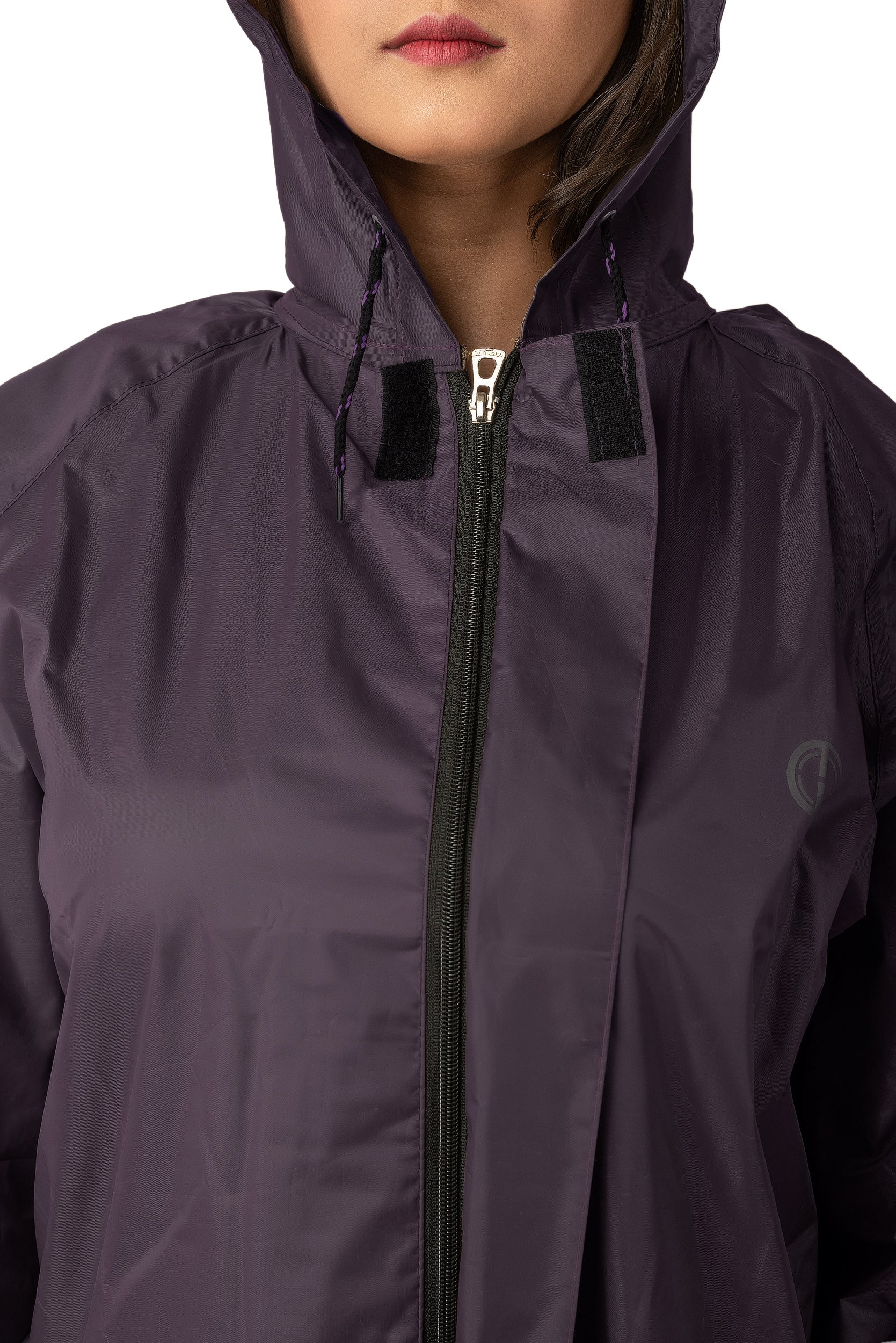 Camper – Waterproof Raincoat for Women, Full-Length with Hood & Bag Cover – Black | The Dry Cape