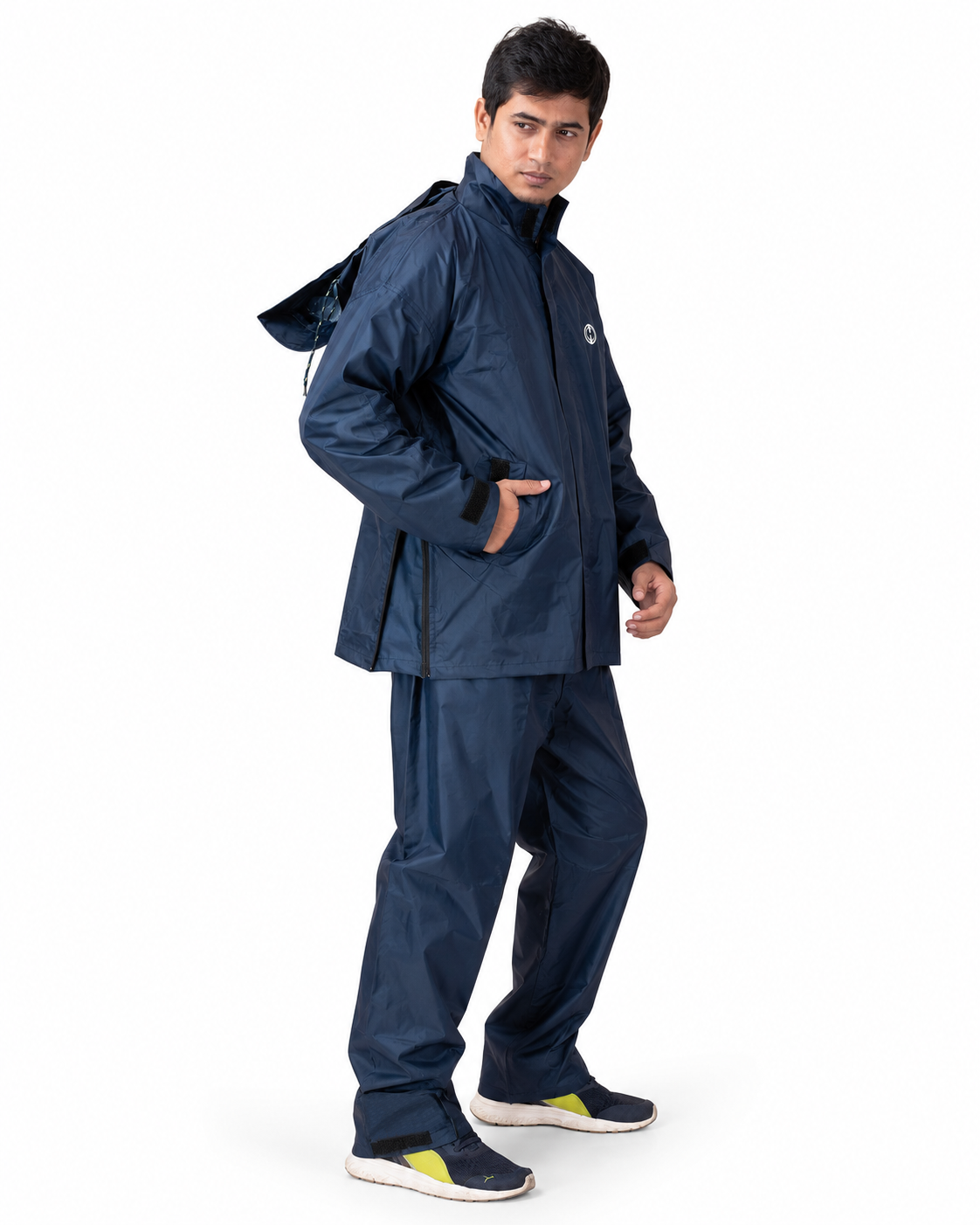 Men’s Rain Suit with Backpack Space | Oxford Nylon Bike Commute | 15000mm Waterproof