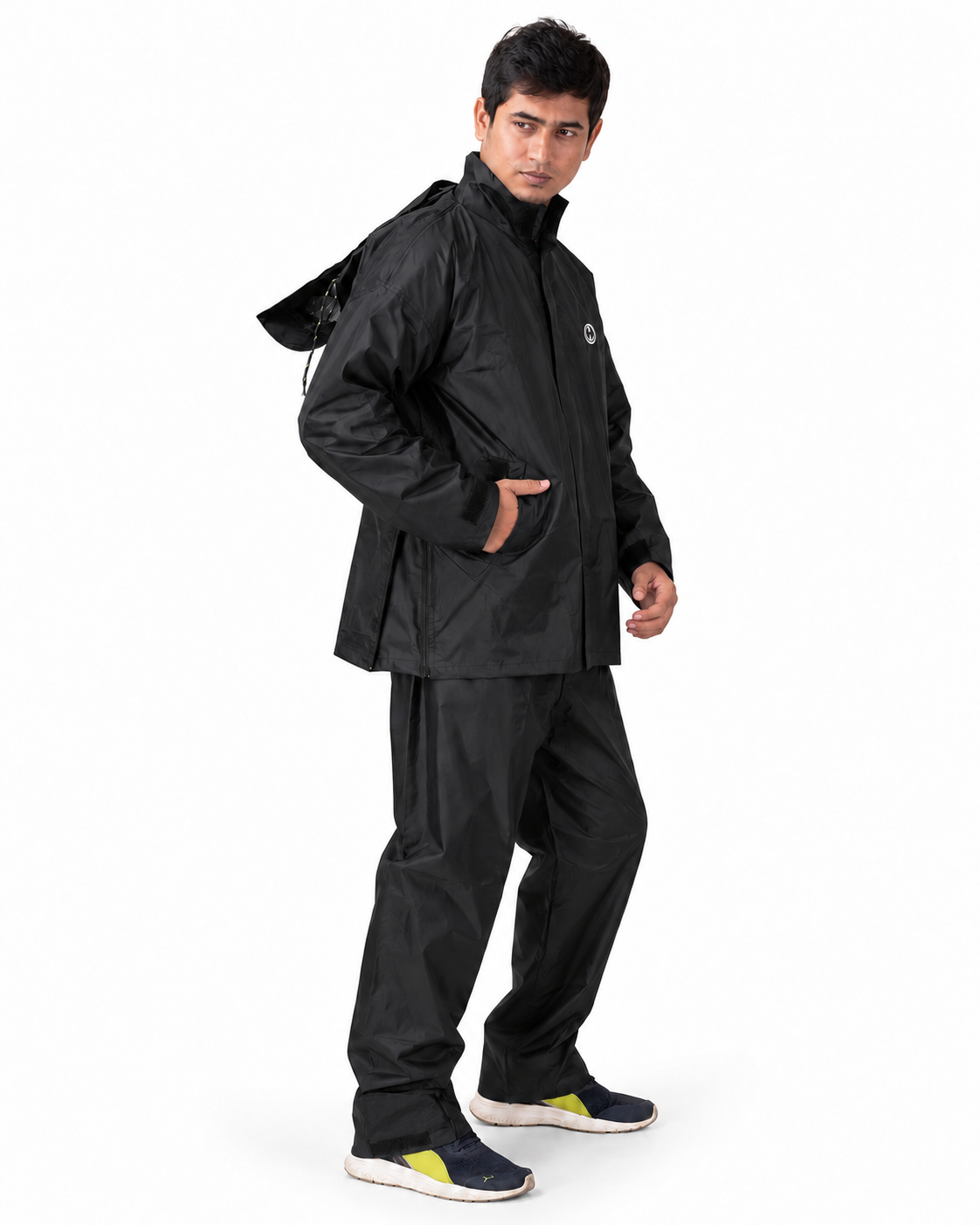 Men’s Rain Suit with Backpack Space | Oxford Nylon Bike Commute | 15000mm Waterproof